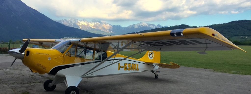 L'Aviat Husky della Scuola di Volo dell'Aero Club Belluno